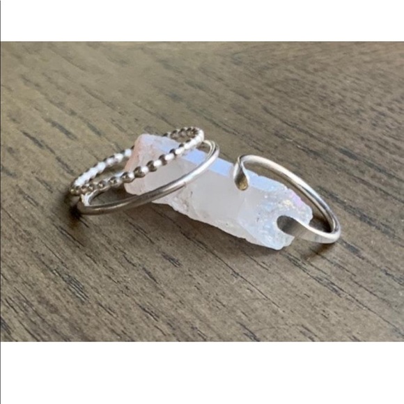 Sterling Silver Rings - Set of 3 - Picture 2 of 3